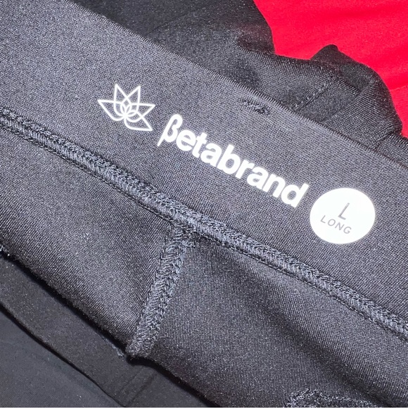 Betabrand Black Dress Pant Yoga Pant Pull On Bootcut Size Large Long. - Picture 7 of 9